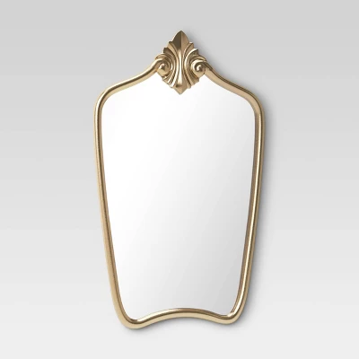 Gilded Decorative Wall Mirror Brass - Opalhouse⢠- Image 2