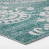 Vintage Medallion Outdoor Rug Turquoise - Opalhouse™