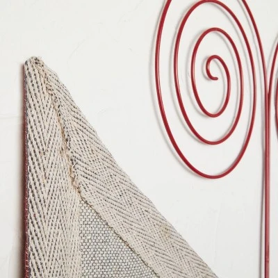 24" X 24" Oversized Woven Butterfly Decorative Wall Sculpture Brown - Opalhouse™ Designed With Jungalow™ - Image 3