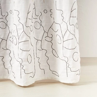 In This Together Shower Curtain White - Opalhouse™ Designed With Jungalow™ - Image 3