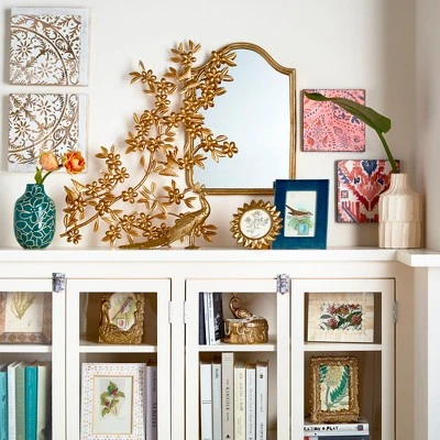 4" X 4" Cast Sunburst Frame Gold - Opalhouse⢠- Image 2