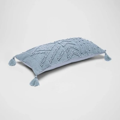 Oversize Embroidered Textured Lumbar Throw Pillow - Opalhouse⢠- Image 2