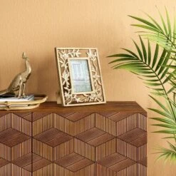 4" X 6" Metal Feather Frame Light Gold - Opalhouse™